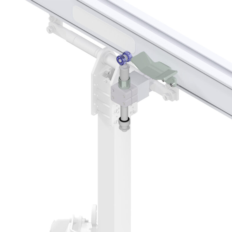 BHL013 Rastrolle mit Auffahrrampe Fahrwerk Einspur handy-lift 100 - 500