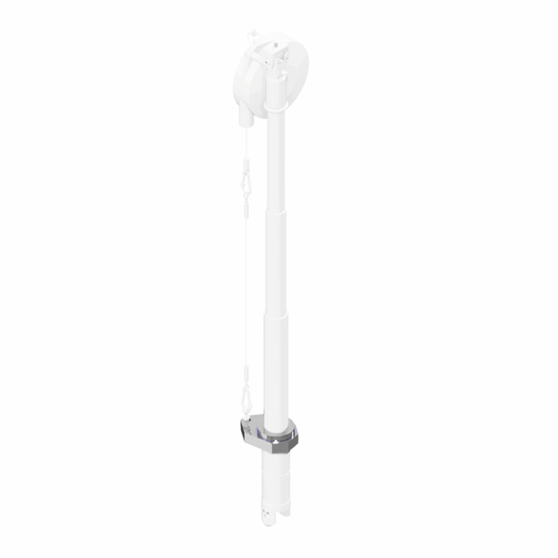 Spring balancer suspension rotatable